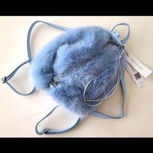 Rebecca Minkoff Julian Mini Faux Fur Backpack
